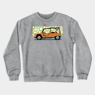 Classic french beach car Crewneck Sweatshirt